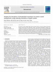 Research paper thumbnail of Imaging the disruption of phospholipid monolayer by protein-coated nanoparticles using ordering transitions of liquid crystals