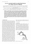 Research paper thumbnail of Use of a snowmelt model for weekly flood forecast for a major reservoir in Lithuania