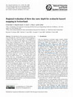 Research paper thumbnail of Regional evaluation of three day snow depth for avalanche hazard mapping in Switzerland