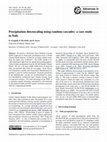 Research paper thumbnail of Precipitation downscaling using random cascades: a case study in Italy