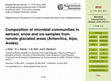 Research paper thumbnail of Composition of microbial communities in aerosol, snow and ice samples from remote glaciated areas (Antarctica, Alps, Andes)