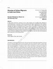 Research paper thumbnail of Housing of Urban Migrants in India and China