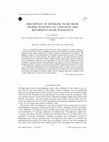 Research paper thumbnail of Perception of Exterior Noise from Traffic Running on Concrete and Bituminous Road Surfacings