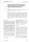 Research paper thumbnail of A Preliminary Study of the Characteristics of Noisy Vehicles Under Cruising Conditions – Results of Roadside Measurements