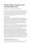 Research paper thumbnail of Climate change, cooperation, and moral bioenhancement