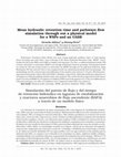 Research paper thumbnail of Mean hydraulic retention time and pathways flow simulation through out a physical model for a WSPs and an UASB