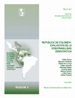 Research paper thumbnail of República de Colombia: Evaluación de la gobernabilidad democrática