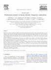 Research paper thumbnail of Predominant polarity in bipolar disorder: Diagnostic implications