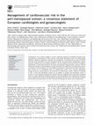 Research paper thumbnail of Management of cardiovascular risk in the perimenopausal women: a consensus statement of European cardiologists and gynecologists