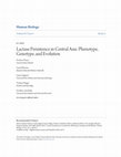 Research paper thumbnail of Lactase Persistence in Central Asia: Phenotype, Genotype, and Evolution