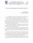 Research paper thumbnail of O Processo de Internacionalização da Universidade de Caxias do Sul