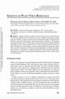 Research paper thumbnail of Genetics of Plant Virus Resistance