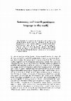 Research paper thumbnail of Autonomy and interdependence: language in the world