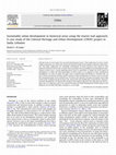 Research paper thumbnail of Sustainable urban development in historical areas using the tourist trail approach: A case study of the Cultural Heritage and Urban Development (CHUD) project in Saida, Lebanon