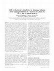 Research paper thumbnail of Milk fat synthesis is unaffected by abomasal infusion of the conjugated diene 18∶3 isomers cis -6, trans -10, cis -12 and cis -6, trans -8, cis -12