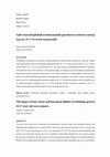 Research paper thumbnail of The impact of basic motor and functional abilities on dribbling speed in 10-17 years old soccer players