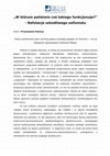 Research paper thumbnail of "W którym państwie coś takiego funkcjonuje?" - Refutacja szkodliwego sofizmatu