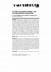 Research paper thumbnail of La Toile et la pens�e critique : une conceptualisation deleuzienne