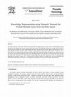 Research paper thumbnail of Knowledge Representation using Semantic Network for Female Related issues from the Holy Quran