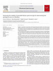 Research paper thumbnail of Assessing the viability of portable Raman spectroscopy for determining the geological source of obsidian