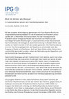 Research paper thumbnail of Blut ist dicker als Wasser. In Lateinamerika setzen sich Familiendynastien fest