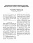 Research paper thumbnail of Automatic information retrieval from meter and sub-meter resolution satellite image data in support to crisis management