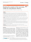 Research paper thumbnail of Resolving the evolution of the mammalian middle ear using Bayesian inference