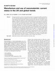 Research paper thumbnail of Manufacture and use of nanomaterials: current status in the UK and global trends