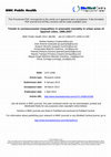 Research paper thumbnail of Trends in socioeconomic inequalities in amenable mortality in urban areas of Spanish cities, 1996-2007