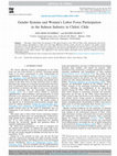 Research paper thumbnail of Gender Systems and Women’s Labor Force Participation in the Salmon Industry in Chiloé, Chile