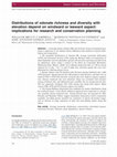 Research paper thumbnail of Distributions of odonate richness and diversity with elevation depend on windward or leeward aspect: implications for research and conservation planning: Elevation and taxonomic distinctness