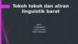 Research paper thumbnail of Aliran Linguistik Barat dan Tokoh tokohnya