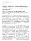 Research paper thumbnail of Neurotoxic and Gliotrophic Activity of a Synthetic Peptide Homologous to Gerstmann-Straussler-Scheinker Disease Amyloid Protein