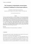 Research paper thumbnail of THE TETRAGONAL TO ORTHORHOMBIC STRUCTURAL PHASE TRANSITION IN RbCaF3 SINGLE CRYSTALS: INFLUENCE ON THE LOCAL ENVIRONMENT OF DIFFERENT NICKEL PROBES