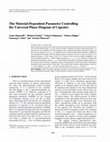 Research paper thumbnail of The Material-Dependent Parameter Controlling the Universal Phase Diagram of Cuprates