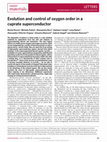 Research paper thumbnail of Evolution and control of oxygen order in a cuprate superconductor