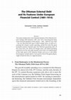 Research paper thumbnail of The Ottoman External Debt and Its Features Under European Financial Control (1881-1914), BY: Giampaolo Conte, Gaetano Sabatini