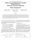 Research paper thumbnail of Multi-core and Multi-Process Parallel Programming with Molecular Dynamic Algorithm [EN]