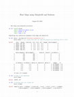 Research paper thumbnail of Heat Maps using Matplotlib and Seaborn