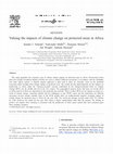 Research paper thumbnail of Valuing the impacts of climate change on protected areas in Africa