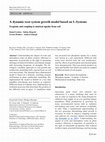 Research paper thumbnail of A dynamic root system growth model based on L-Systems