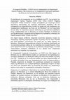 Research paper thumbnail of Η συμφωνία Ελλάδας COSCO για την παραχώρηση του ΟΛΠ.  Μια συσχέτιση με το περιφερειακό στρατηγικό σχεδιασμό της Κίνας για την Ανατολική Ευρώπη και τα Βαλκάνια.