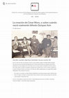 Research paper thumbnail of "La creación de César Moro, o sobre cuándo nació realmente Alfredo Quíspez Asín." Párrafo 451 (2016)