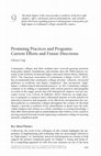 Research paper thumbnail of Promising Practices and Programs: Current Efforts and Future Directions