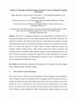 Research paper thumbnail of A Review of Advantages and Disadvantages of Using ICT Tools in Teaching ESL Reading and Writing