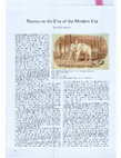 Research paper thumbnail of Burma on the Eve of the Modern Era