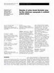 Research paper thumbnail of Detection of carbon dioxide thresholds using low-flow sidestream capnography in ventilated preterm infants