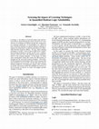 Research paper thumbnail of Assessing the impact of Learning Techniques in Quantified Boolean Logic Satisfiability