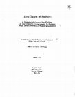 Research paper thumbnail of D McRobert et al., Five Years of Failure: The Failure of the Ontario Government to Reduce Solid and Hazardous Waste Disposal Rates, 1985-1990.pdf