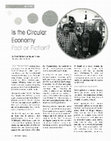 Research paper thumbnail of Is the Circular Economy Fact or Fiction, Solid Waste and Recycling, Sept. 2016